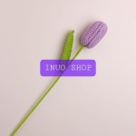 Tulipán de crochet hecho a mano